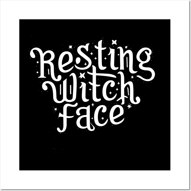 Resting Witch Face Wall Art by Francois Ringuette